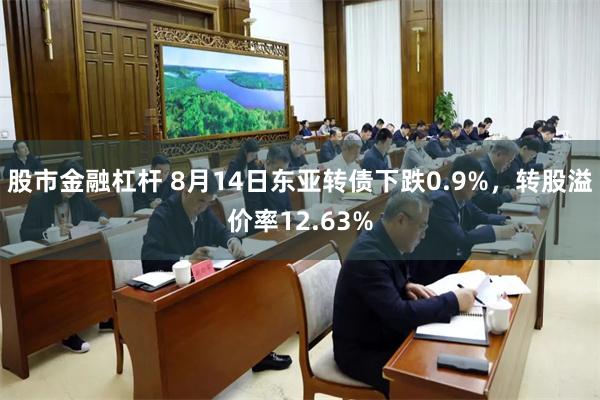 股市金融杠杆 8月14日东亚转债下跌0.9%，转股溢价率12.63%