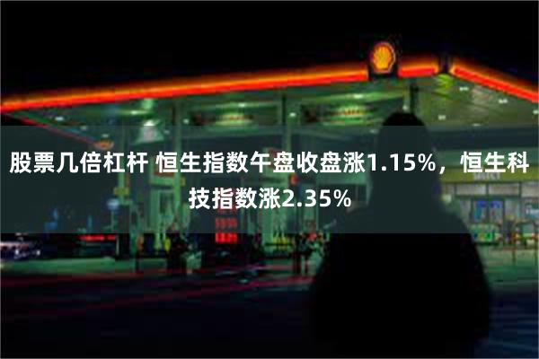 股票几倍杠杆 恒生指数午盘收盘涨1.15%，恒生科技指数涨2.35%