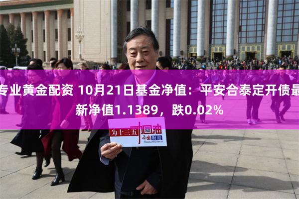 专业黄金配资 10月21日基金净值：平安合泰定开债最新净值1.1389，跌0.02%