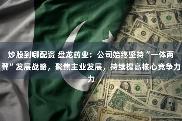 炒股到哪配资 盘龙药业：公司始终坚持“一体两翼”发展战略，聚焦主业发展，持续提高核心竞争力